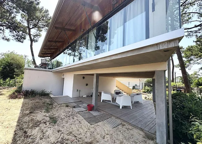 Moderne Pour 10 Pers. Sans Wifi, Proche Bassin D'arcachon - Fr-1-736-64 Villa *