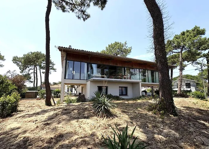 Villa Moderne Pour 10 Pers. Sans Wifi, Proche Bassin D'arcachon - Fr-1-736-64 Lège-Cap-Ferret
